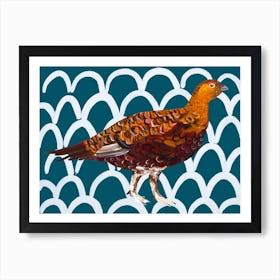 Gorgeous Grouse Wavey Art Print