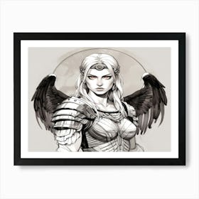 Angel Warrior 2 Art Print