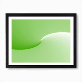 Green Abstract Original Art Print