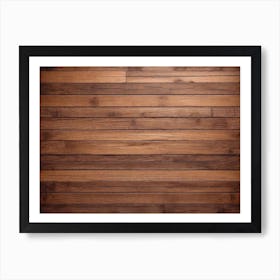 Wood Plank Wall 2 Art Print