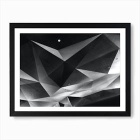 Abstract Triangles 1 Art Print