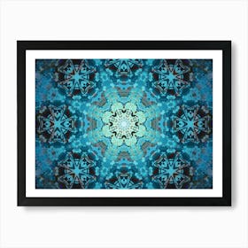 Abstraction Blue Ocean Art Print