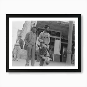 Untitled Photo, Possibly Related To Es On Street Corner, Waco, Texas By Russell Lee Art Print