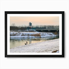 snowy river Art Print