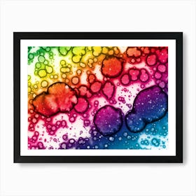 A Colorful Rainbow Art Print