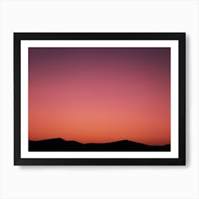 Desert Dawn Art Print