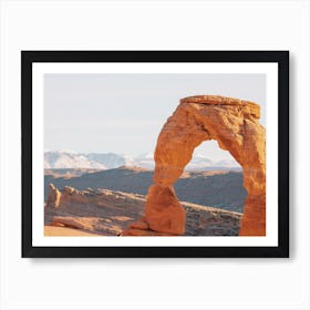 Red Rock Arch Art Print