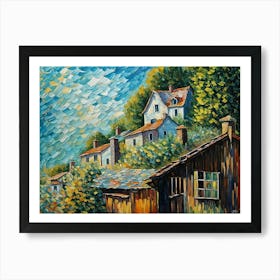 House On The Hill 4 Art Print