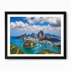 Rio De Janeiro landscape 1 Art Print