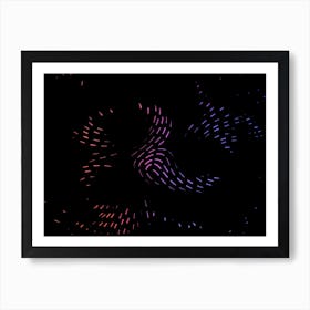 Abstract Light Pattern Art Print