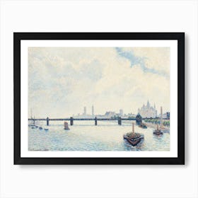 Charing Cross Bridge, London (1890), Camille Pissarro Art Print