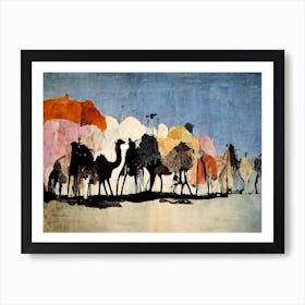 The caravan Art Print