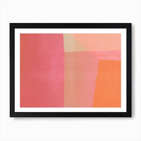 Stacking Triangles 2 Art Print
