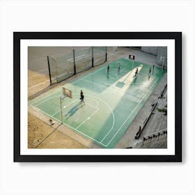 Basketball In Seoul, South Korea Art Print