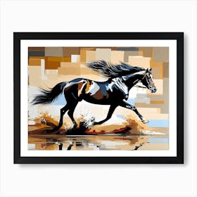 Modern Horse Art, 110 Art Print