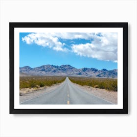 Desert Road Art Print