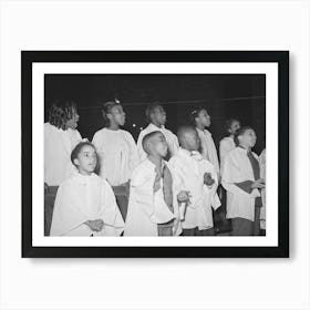 Children S Choir Of Pentecostal Church, Chicago, Illinois By Russell Lee Affiche