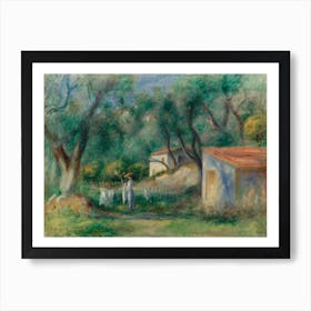 Le Cannet, Pierre Auguste Renoir Art Print