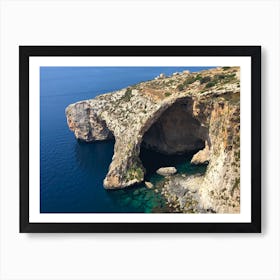 Blue Grotto Malta Art Print