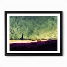 Nail On The Beach Art Print