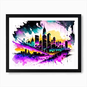 New York City Skyline Art Print