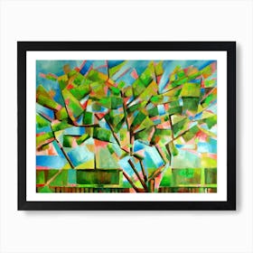 Cubistic Spring at Voorburg (2015) Art Print