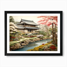 Japanese Garden 4 Art Print