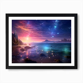 Night Sky With Stars Art Print