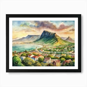 Cape Town Art Print