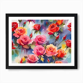 Roses Art Print