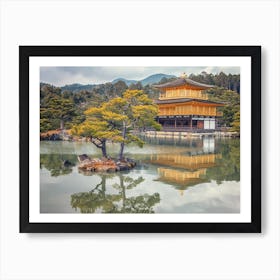 Kinkaku Ji Art Print