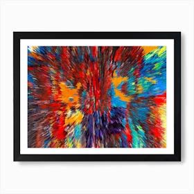 Acrylic Extruded Painting 253 Art Print