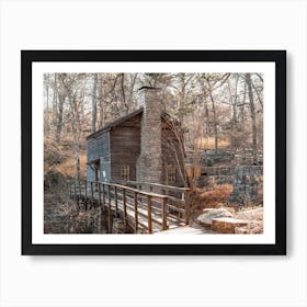 Water Mill Cabin Art Print