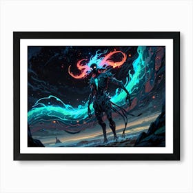 Demon Of The Night Art Print