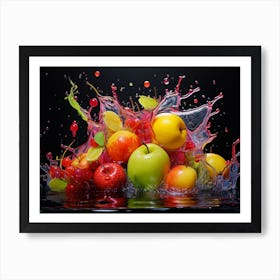 Fruit Splash 10 Art Print