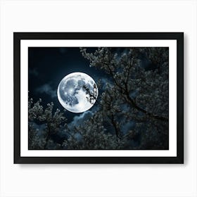 Full Moon Art Print