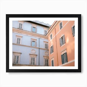 Trastevere In Lilac And Pink Art Print