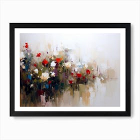 Abstract Of Flowers Art Print