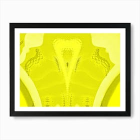 Yellow Abstract Painting 1 Art Print