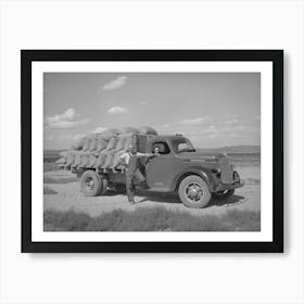 Fsa (Farm Security Administration) Cooperative Truck, Oneida County, Idaho By Russell Lee Art Print