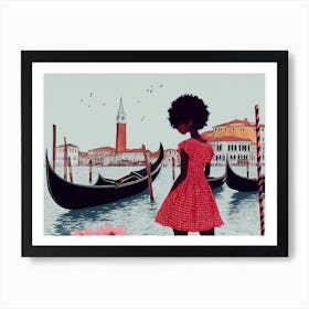 Gloomy Venice Art Print