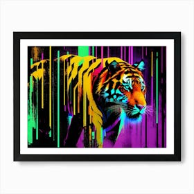 Tiger Painting 18 Art Print