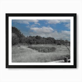 Ketley Field - Blue Sky Art Print