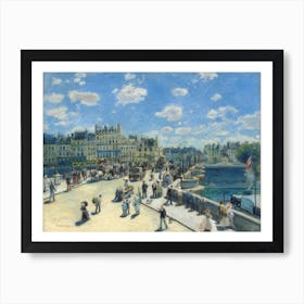 Pont Neuf, Paris (1872), Pierre Auguste Renoir Art Print