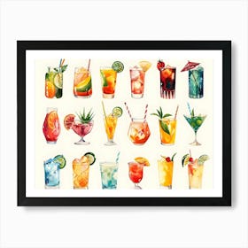 Cocktail Dreams 4 Art Print