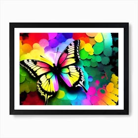 Colorful Butterfly 7 Art Print