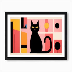 Cat art Art Print