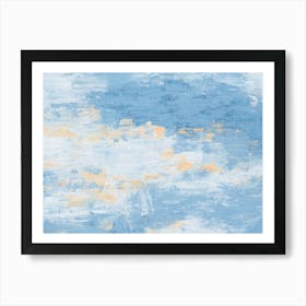 Abstract Of Clouds Art Print