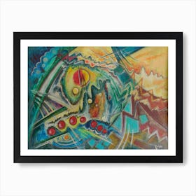 Abstract Wall Art, Pinball Wizard  Art Print