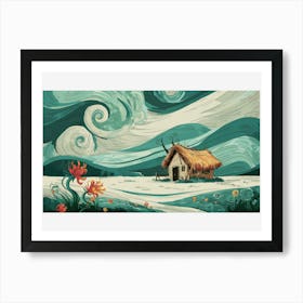 Fields of Vincent's Vision Art Print